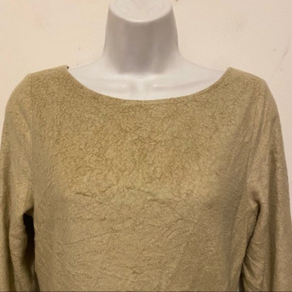 Anthropologie Saturday Sunday Rhea Boat-Neck Soft Plush Ruched Top Size Medium - Picture 8 of 14